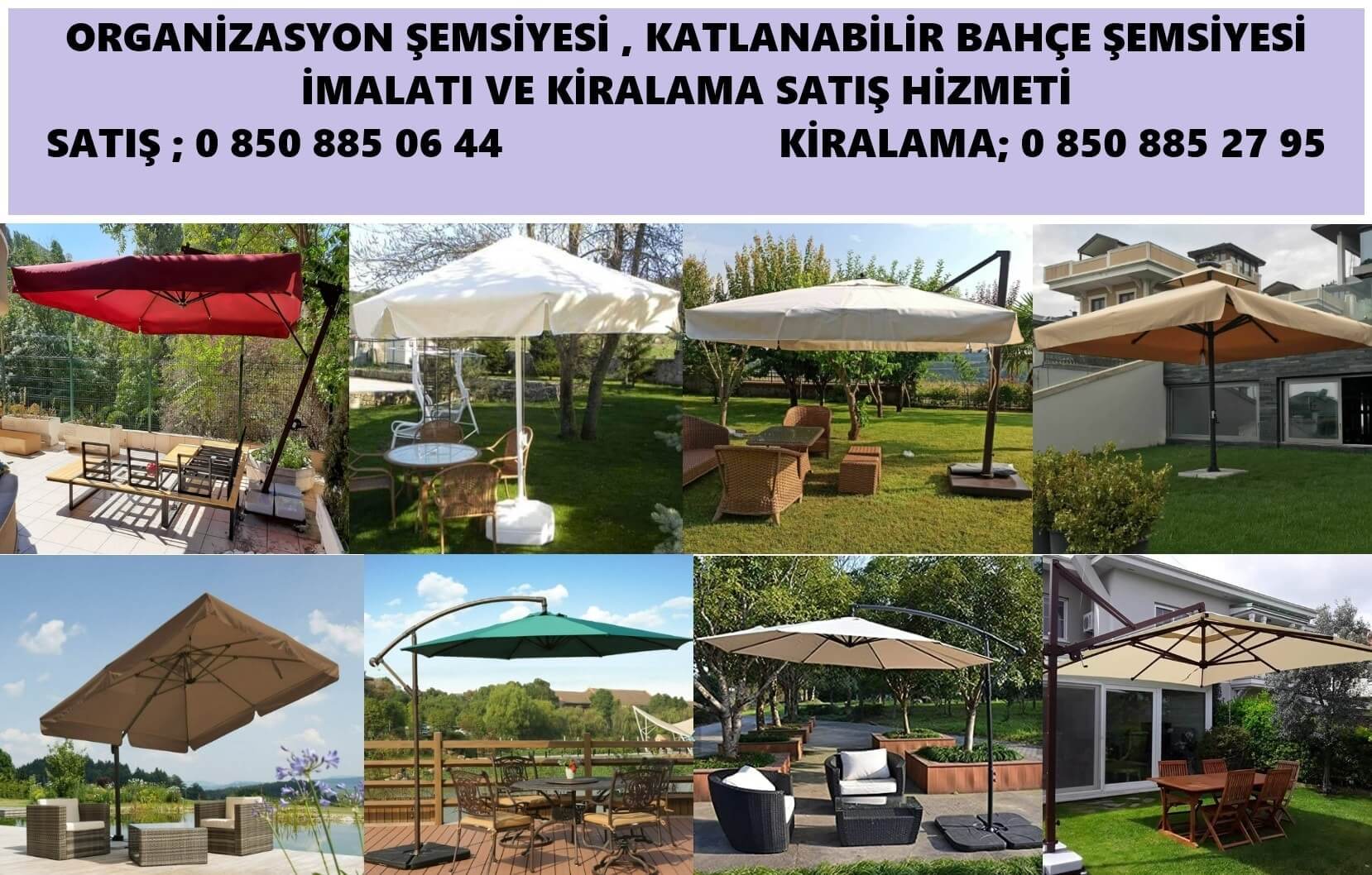 Organizasyon şemsiyesi , katlanabilir bahçe şemsiyesi imalat satış ve kiralama