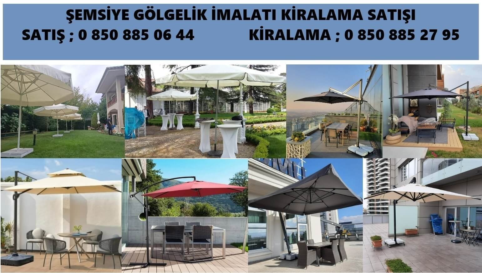 Şemsiye Gölgelik modelleri kiralama